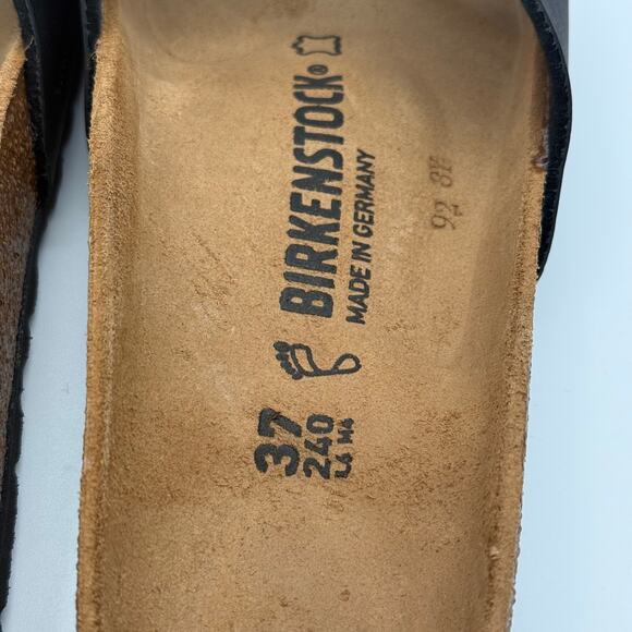 Birkenstock Unisex Madrid BS Sandal Buckle Strap Black Size USW6/M4 EU37 - Picture 2 of 7